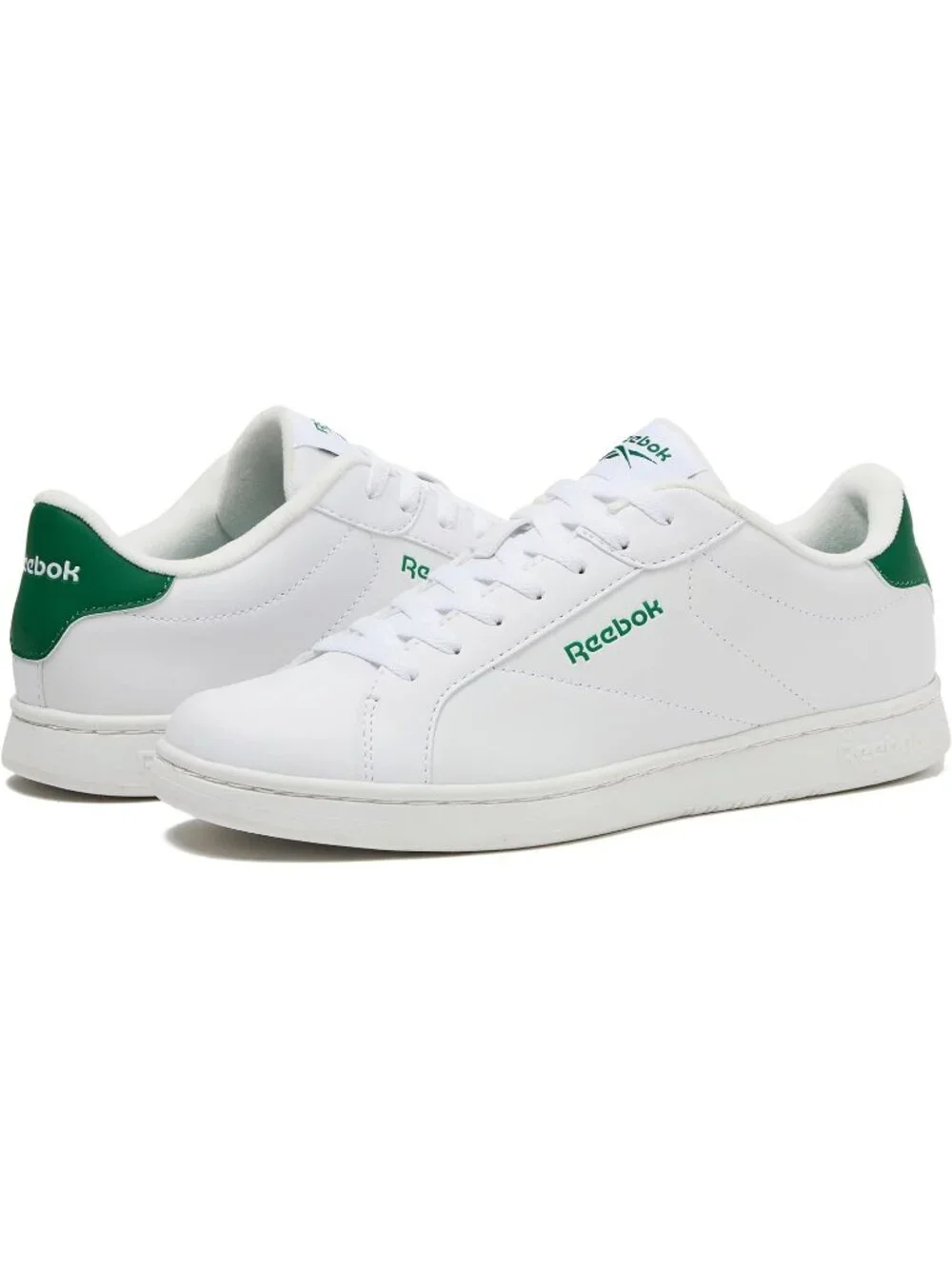 Men's White Green Tennis Shoes Casual Lace Up High Top Athletic Running Sneaker